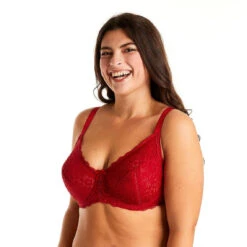 Soutien-gorge Grand Maintien Rouge Elena