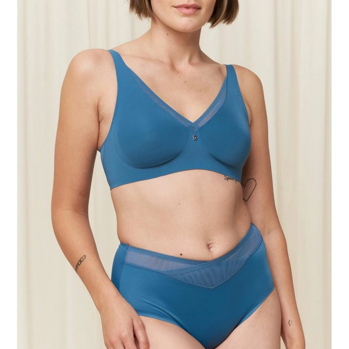 Triumph Soutien-gorge Minimizer Sans Armatures Bleu 1 Triumph Soutien-gorge Minimizer Sans Armatures Bleu
