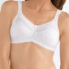 Amoena Soutien Gorge - Post Opératoire Avec Poches - Sans Armatures - Blanc