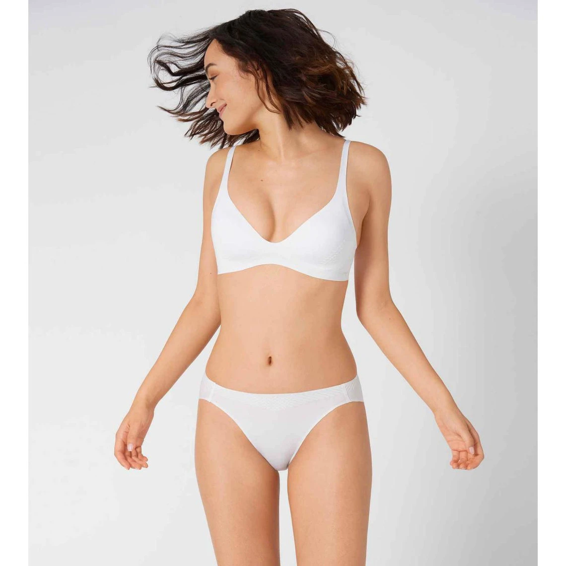 Sloggi Soutien-gorge Sans Armatures Blanc 4 Sloggi Soutien-gorge Sans Armatures Blanc – Image 4