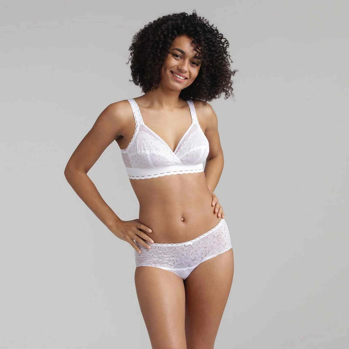 Playtex Soutien-gorge Dentelle Sans Armatures Blanc 4 Playtex Soutien-gorge Dentelle Sans Armatures Blanc – Image 4