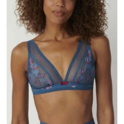 Triumph Soutien-gorge Sans Armatures Bleu