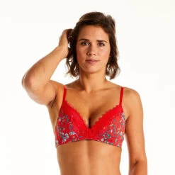 Soutien-gorge Sans Armatures - Rouge