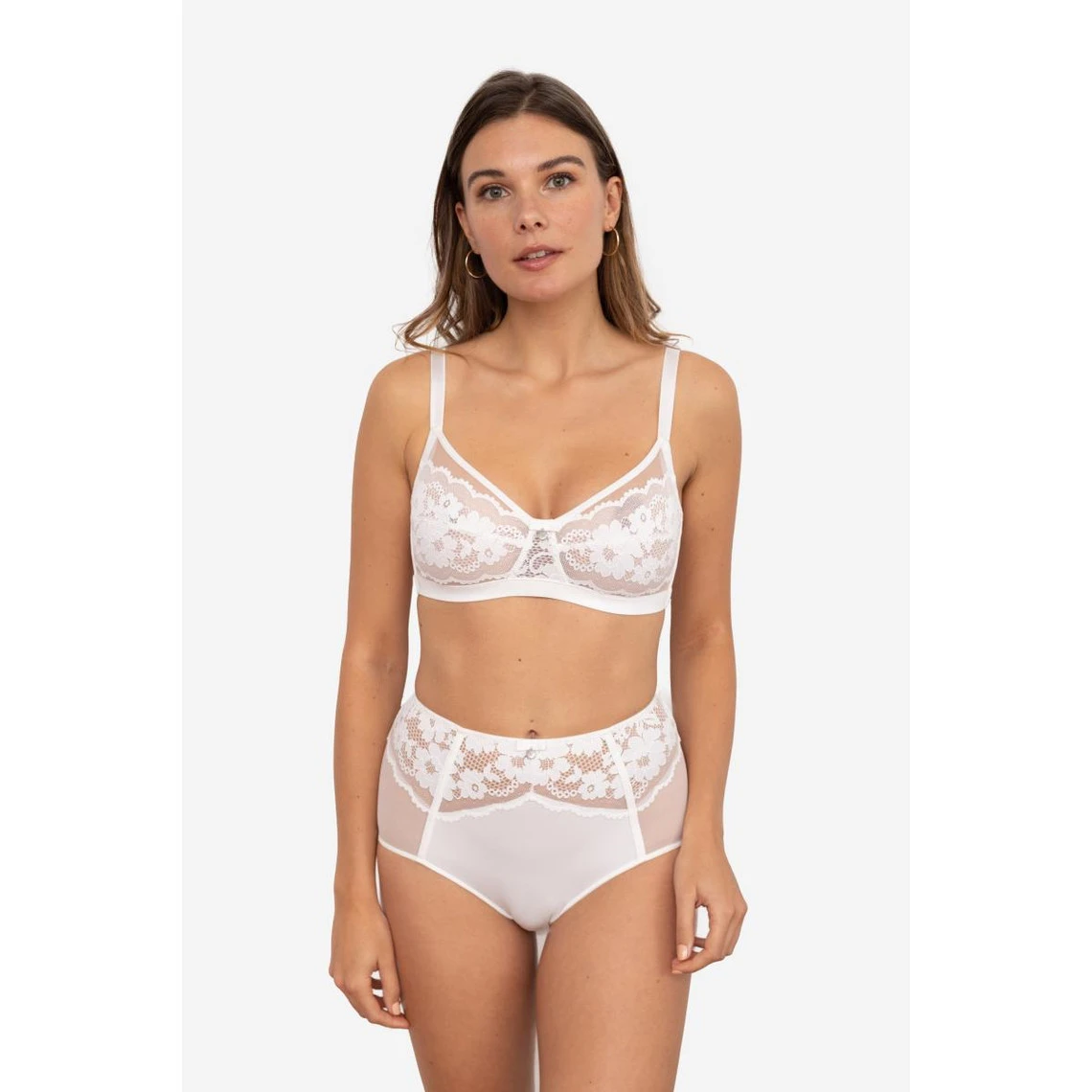 Soutien Gorge Sans Armatures Dentelle - Ivoire 4 Soutien Gorge Sans Armatures Dentelle - Ivoire – Image 4