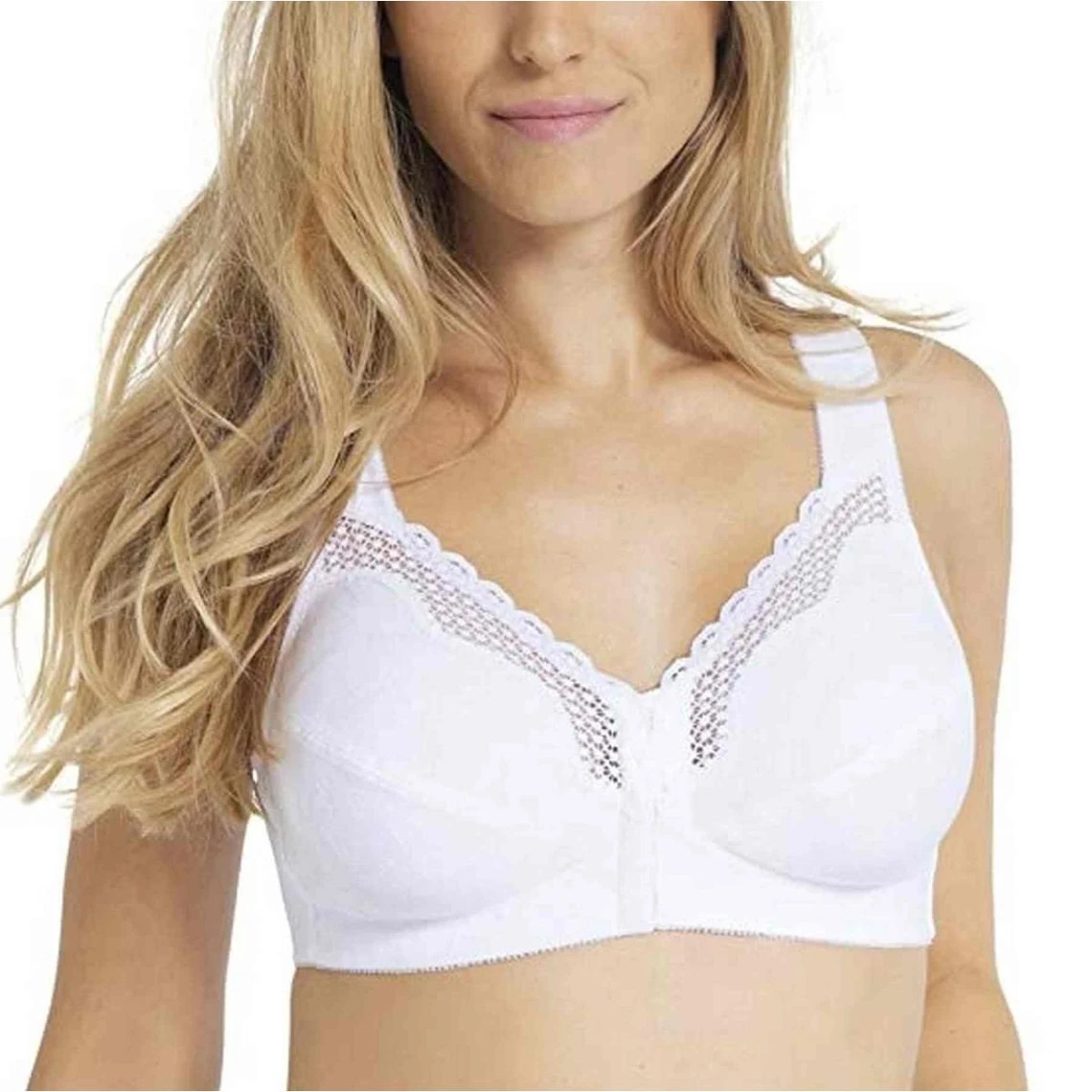 Soutien-gorge Sans Armatures Ou Devant Femme Bestform - Blanc 1 Soutien-gorge Sans Armatures Ou Devant Femme Bestform - Blanc