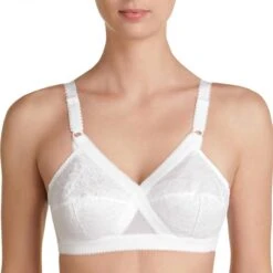 Soutien-Gorge Sans Armatures Blanc Playtex Coeur Croisé