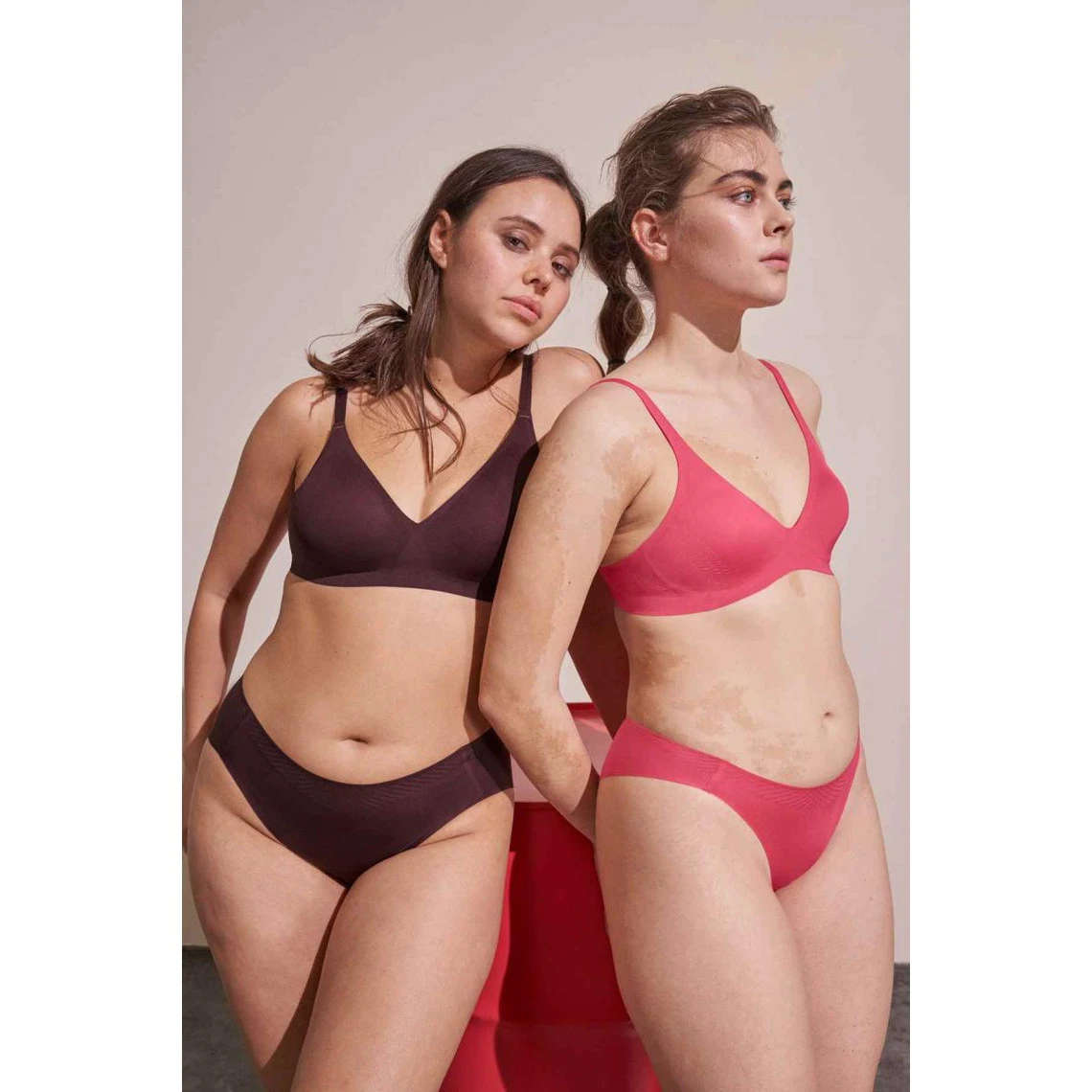 Sloggi Soutien-gorge Sans Armatures Rose 1 Sloggi Soutien-gorge Sans Armatures Rose