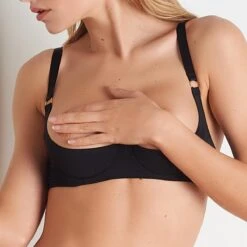 Maison Close Soutien-gorge Seins Nus Noir