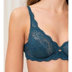 Triumph Soutien-gorge Armaturé - Bleu -Lemon Curve Soldes Magasin soutien gorge triangle armatures bleu 3405048 5 1140x1140