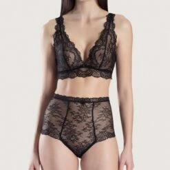 Aubade Soutien-gorge Triangle Bralette Noir -Lemon Curve Soldes Magasin soutien gorge triangle bralette noir 1177593 2 1200x1200