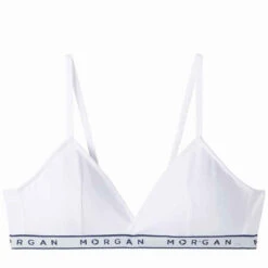 Soutien-gorge Triangle Coques Amovibles - Blanc