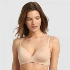DIM Soutien-gorge Triangle Paddé Sans Armatures Nude InvisiFree -Lemon Curve Soldes Magasin soutien gorge triangle padde sans armatures nude 1227547 2 1200x1200
