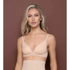 Bye Bra Soutien-gorge Triangle Sans Armatures Beige