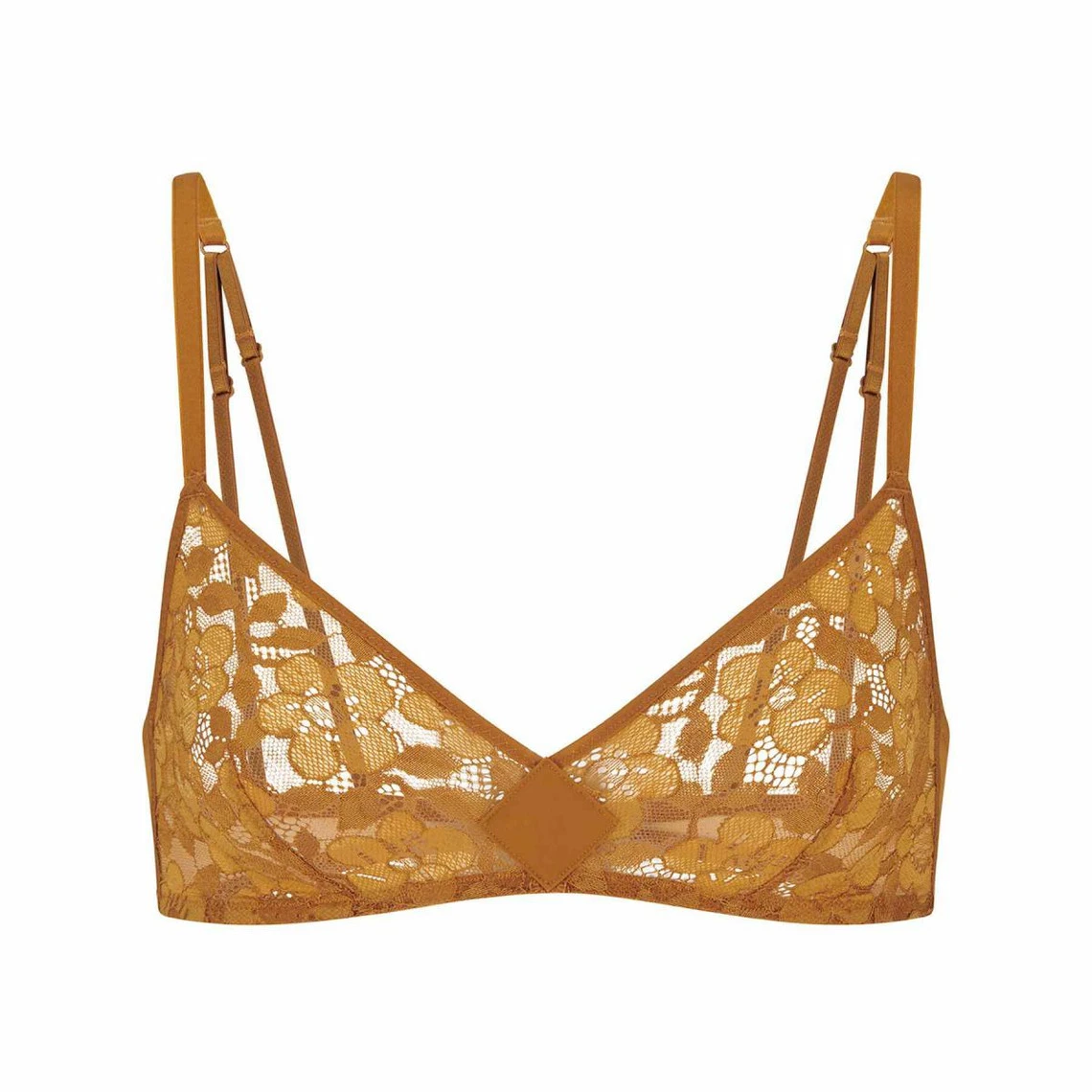 Soutien-gorge Triangle Sans Armatures Jaune 2 Soutien-gorge Triangle Sans Armatures Jaune – Image 2