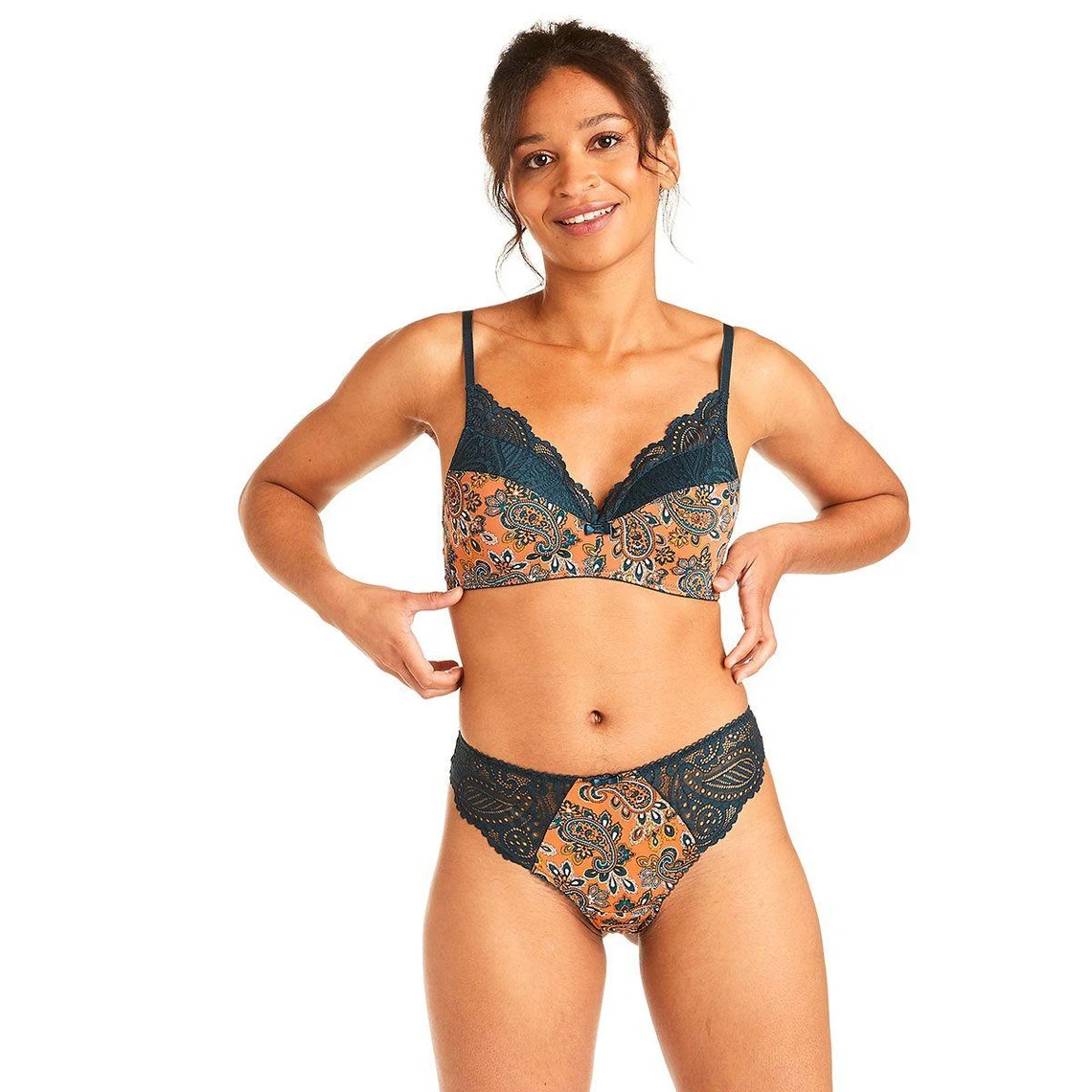 Soutien-gorge Triangle Sans Armatures - Marron 2 Soutien-gorge Triangle Sans Armatures - Marron – Image 2