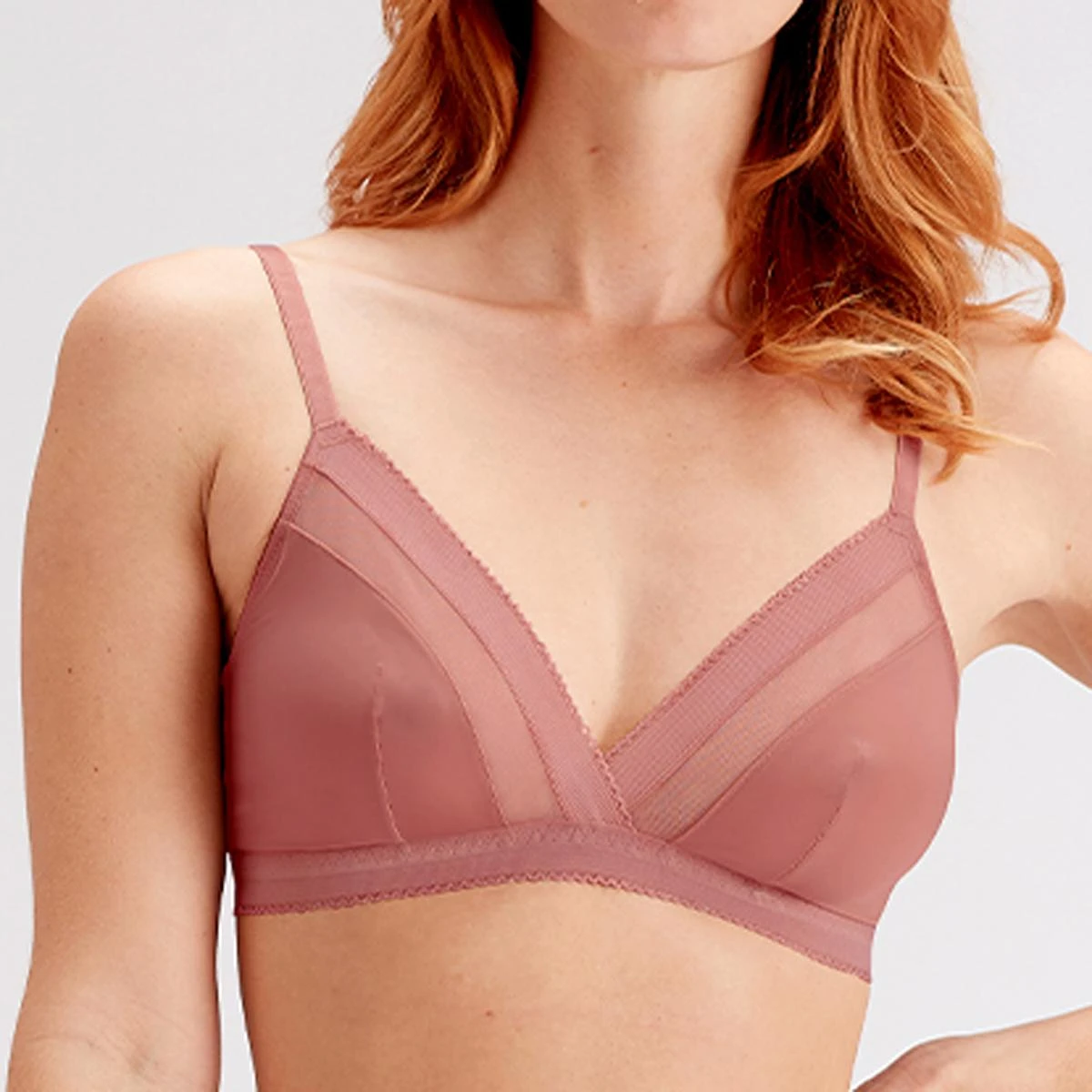 Soutien-gorge Triangle Sans Armatures Marron 2 Soutien-gorge Triangle Sans Armatures Marron – Image 2