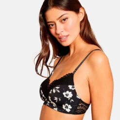 Soutien-gorge Triangle Sans Armatures Noir