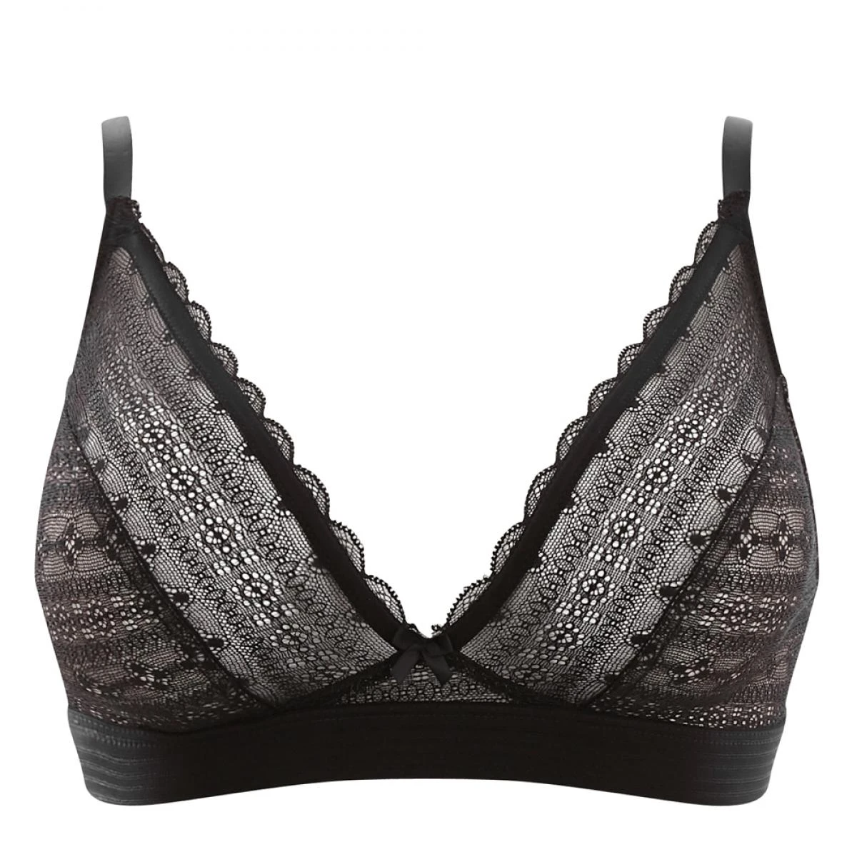 Soutien-gorge Triangle Sans Armatures Noir 2 Soutien-gorge Triangle Sans Armatures Noir – Image 2