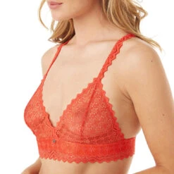 Soutien-gorge Triangle Sans Armatures Orange Culottée CAMILLE CERF & POMM'POIRE - Orange