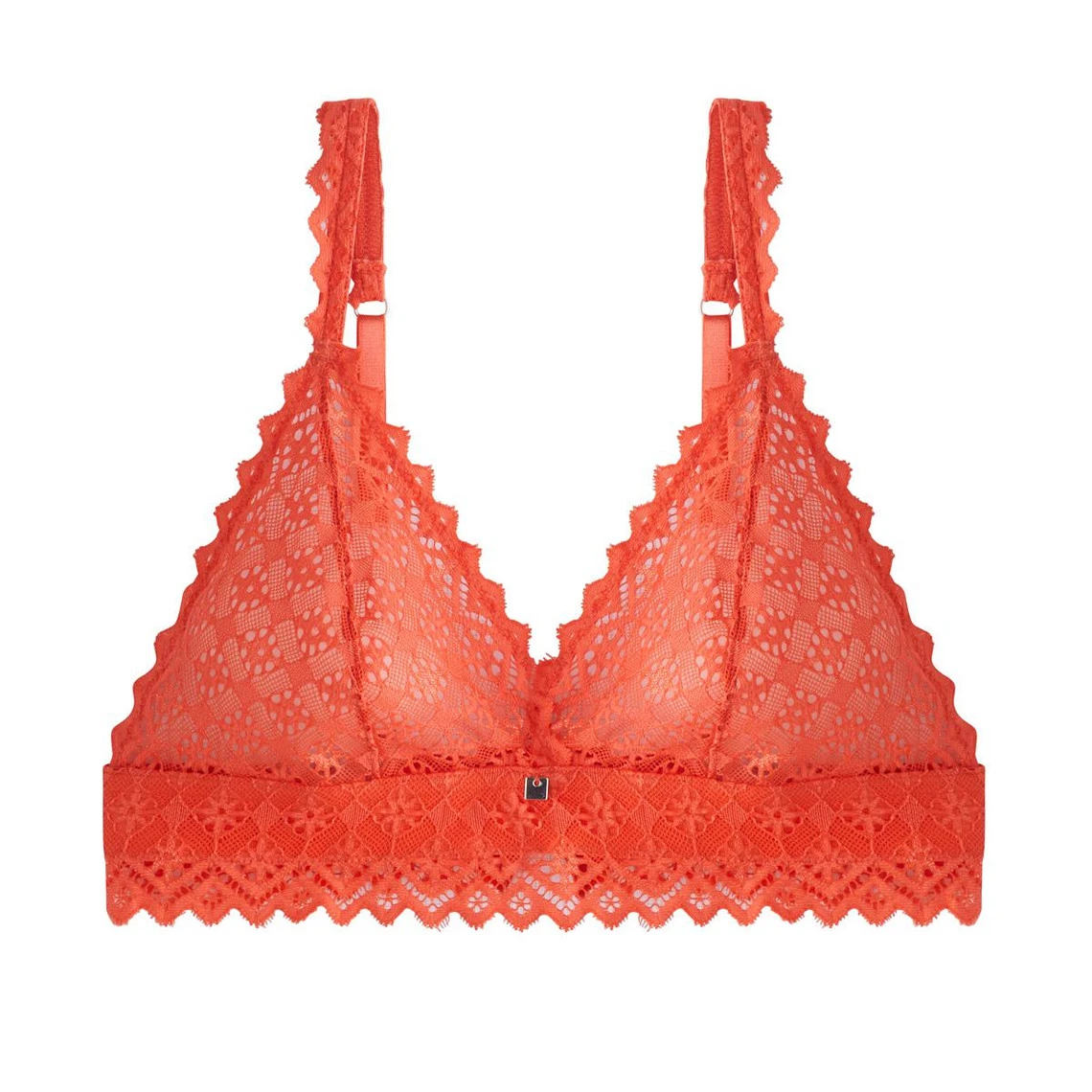 Soutien-gorge Triangle Sans Armatures Orange Culottée CAMILLE CERF & POMM'POIRE - Orange 2 Soutien-gorge Triangle Sans Armatures Orange Culottée CAMILLE CERF & POMM'POIRE - Orange – Image 2