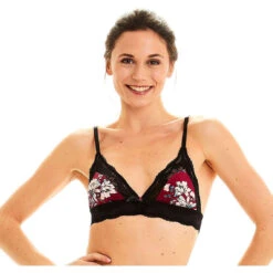 Soutien-gorge Triangle Sans Armatures - Rouge