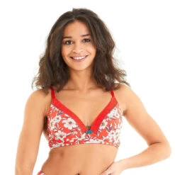 Soutien-gorge Triangle Sans Armatures - Rouge